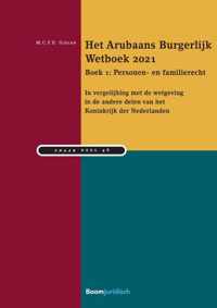 Het Arubaans Burgerlijk Wetboek 2021 Boek 1: Personen- en familierecht - M.C. F. E. Gielen - Paperback (9789462126787)