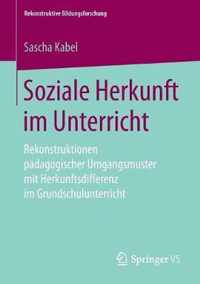 Soziale Herkunft Im Unterricht