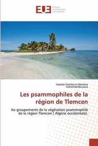 Les psammophiles de la region de Tlemcen