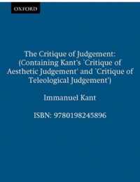 The Critique of Judgement