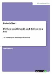 Der Satz von Dilworth und der Satz von Hall