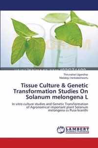 Tissue Culture & Genetic Transformation Studies On Solanum melongena L