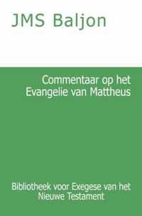 Bibliotheek voor Exegese van het Nieuwe Testament 1 -   Commentaar op het Evangelie van Mattheus
