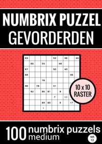 Numbrix Puzzel Medium voor Gevorderden - Puzzelboek met 100 Numbrix Puzzels - NR.12