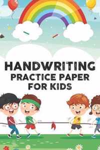 Handwriting Practice Paper For Kids