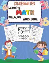 Kindergarten learning MATH step_by_step workbook