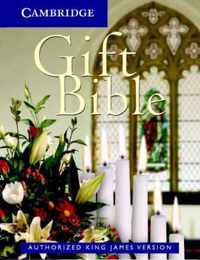 KJV Gift Bible, Ruby Text Edition, White, KJ221