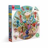 Eeboo - Crazy Bug Bouquet Rond (500 Stukjes)