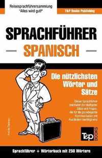 Sprachfuhrer Deutsch-Spanisch Und Mini-Worterbuch Mit 250 Wortern