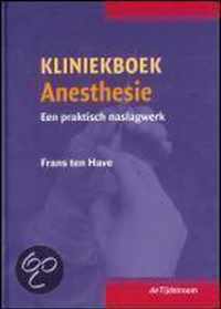 Kliniekboek anesthesie