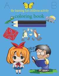 Coloring book: the learning bugs fun childres activity coloring books (uncolored)