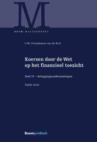 Boom Masterreeks  -  Koersen door de Wet op het financieel toezicht deel IV Beleggingsondernemingen