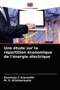 Une etude sur la repartition economique de l'energie electrique
