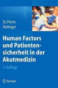 Human Factors Und Patientensicherheit in Der Akutmedizin