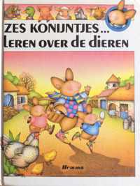 3402-3 leren over dieren Zes konijntjes