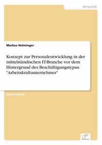 Konzept zur Personalentwicklung in der mittelstandischen IT-Branche vor dem Hintergrund des Beschaftigungstypus Arbeitskraftunternehmer