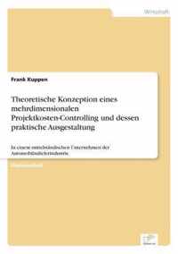 Theoretische Konzeption eines mehrdimensionalen Projektkosten-Controlling und dessen praktische Ausgestaltung