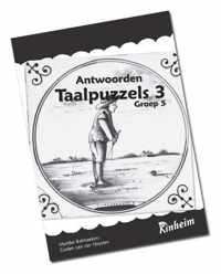 Taalpuzzels 3 groep 5 Antwoorden