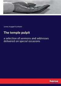 The temple pulpit