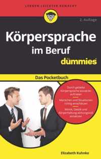 Koerpersprache im Beruf fur Dummies Das Pocketbuch 2e