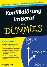 Konfliktloesung im Beruf fur Dummies