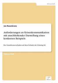 Anforderungen an Krisenkommunikation mit anschliessender Darstellung eines konkreten Beispiels