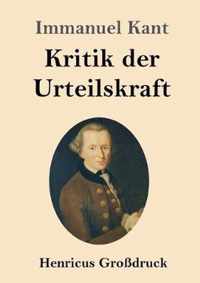 Kritik der Urteilskraft (Grossdruck)