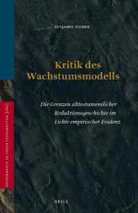 Vetus Testamentum, Supplements 182 -   Kritik des Wachstumsmodells