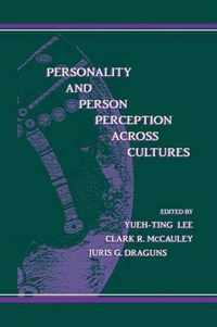 Personality and Person Perception Across Cultures