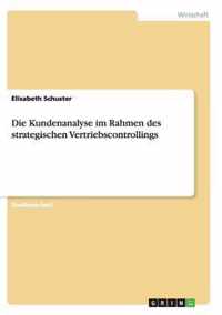 Die Kundenanalyse im Rahmen des strategischen Vertriebscontrollings