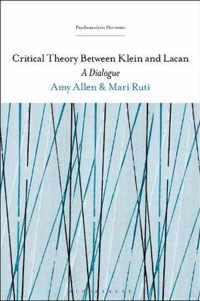 Critical Theory Between Klein and Lacan