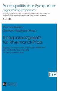 Transparenzgesetz für Rheinland-Pfalz