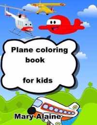 Plane coloring book