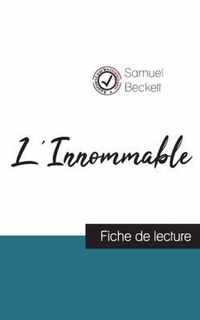 L'Innommable de Samuel Beckett (fiche de lecture et analyse complete de l'oeuvre)