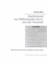 Quellenband zur Mullerfamilie Stern aus der Neumark