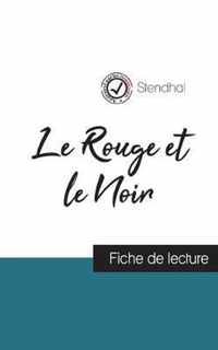 Le Rouge et le Noir de Stendhal (fiche de lecture et analyse complete de l'oeuvre)