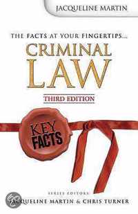 Key Facts: Criminal Law 3rd Edition