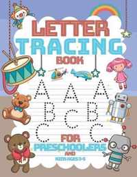 letter tracing book for preschoolers and kids ages 3-5