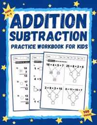 Addition and Subtraction Workbook for Kids Ages 6-8
