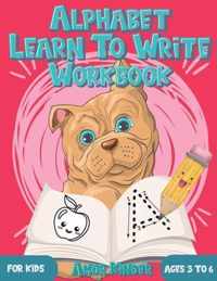Alphabet Learn to Write Workbook for Kids Ages 3 to 6