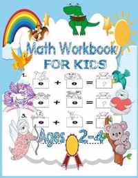 Math Workbook for kids Ages 2-4