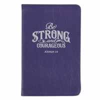Leather Journal Be Strong Josh