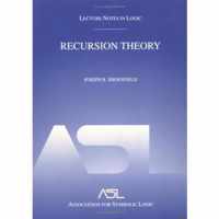 Recursion Theory: Lecture Notes in Logic 1