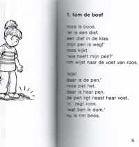 Leesboekje Een boef in de school