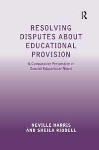 Resolving Disputes about Educational Provision