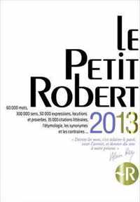 Petit Robert De La Langue Francaise 2013 - Compact Hardback