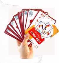 Full of yoga - Yoga ABC - yogakaarten - yoga kaarten voor kinderen - Flashcards - kinderyoga kaarten -  kids yoga cards - yoga deck