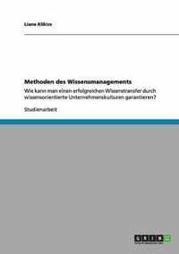 Methoden des Wissensmanagements