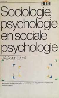 Sociologie psychologie en soc. psych.