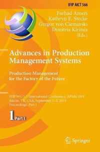 Advances in Production Management Systems Production Management for the Factory